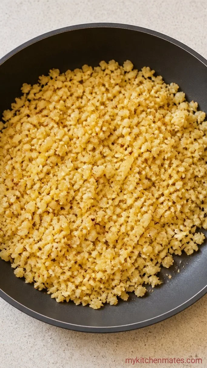 Step 1: Sauté the Cauliflower Rice