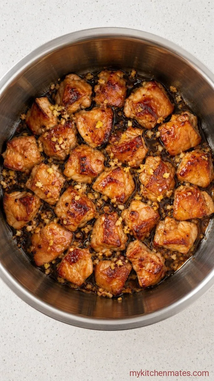 15-Minute Instant Pot Chicken Fried Rice Step 1: Sauté the Chicken and Aromatics