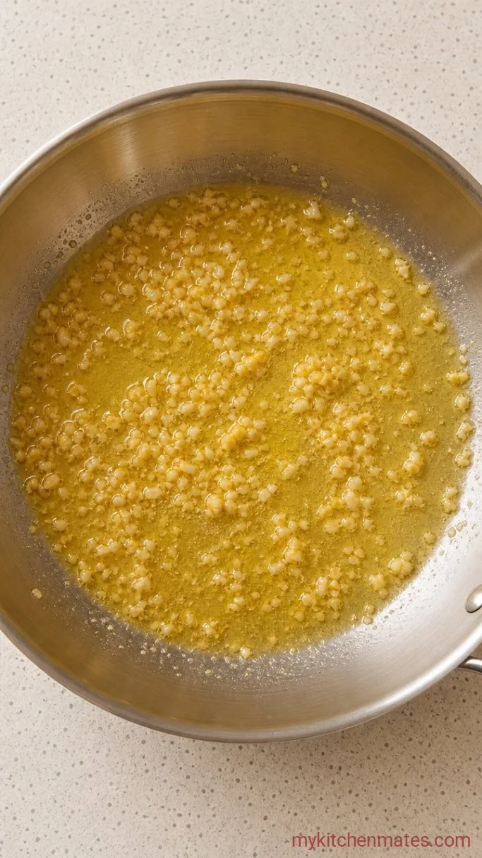 Step 1: Sauté the Garlic in Butter