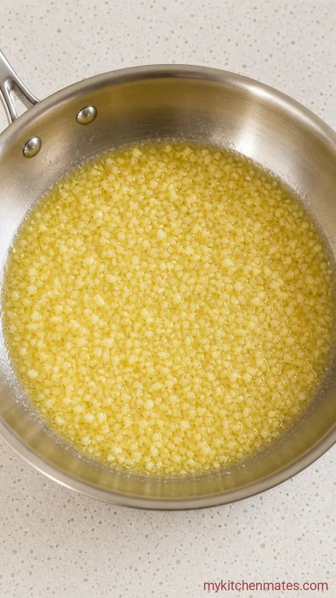 Step 1: Sauté the Garlic