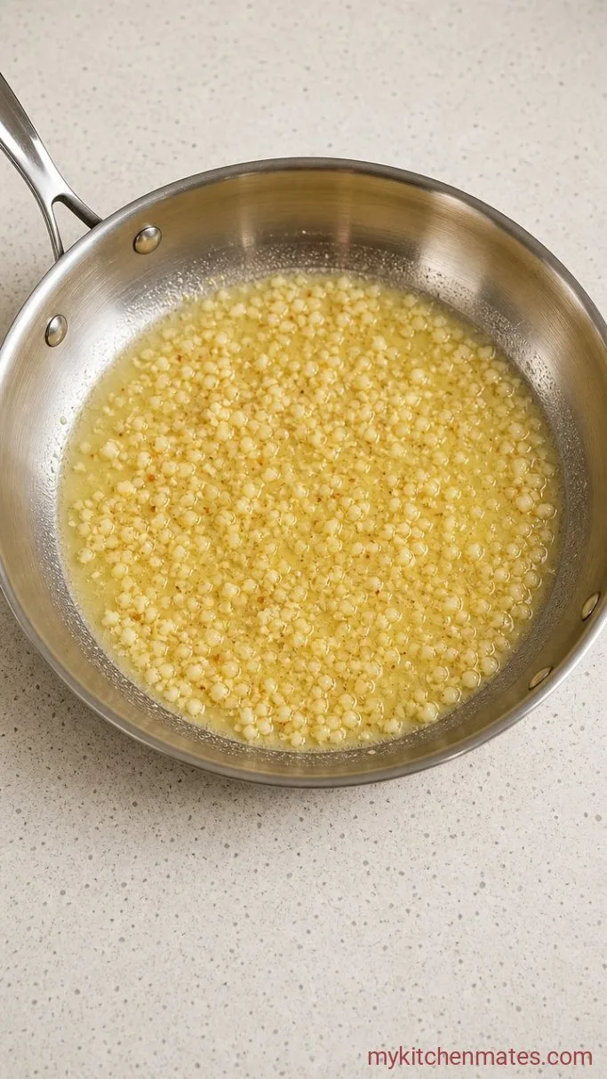 Step 1: Sauté the Garlic