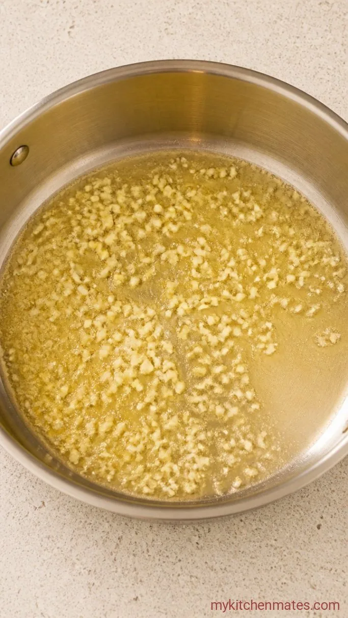 Step 1: Sauté the Garlic