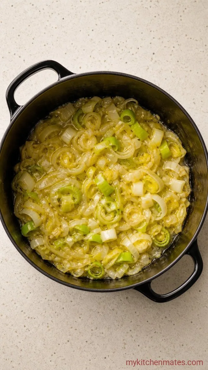 Step 1: Sauté the Leeks
