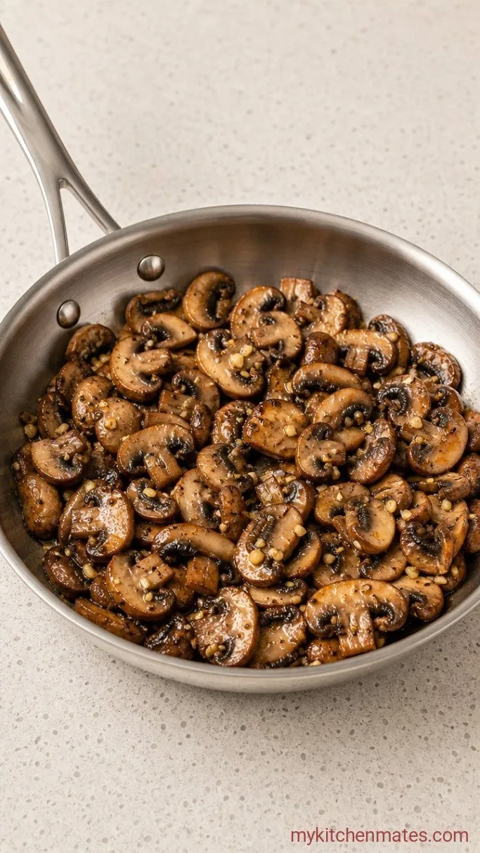 Savory Mushroom and Gruyère Bread Pudding Step 1: Sauté the Mushrooms