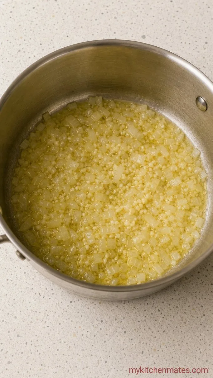 Step 1: Sauté the Onion and Garlic