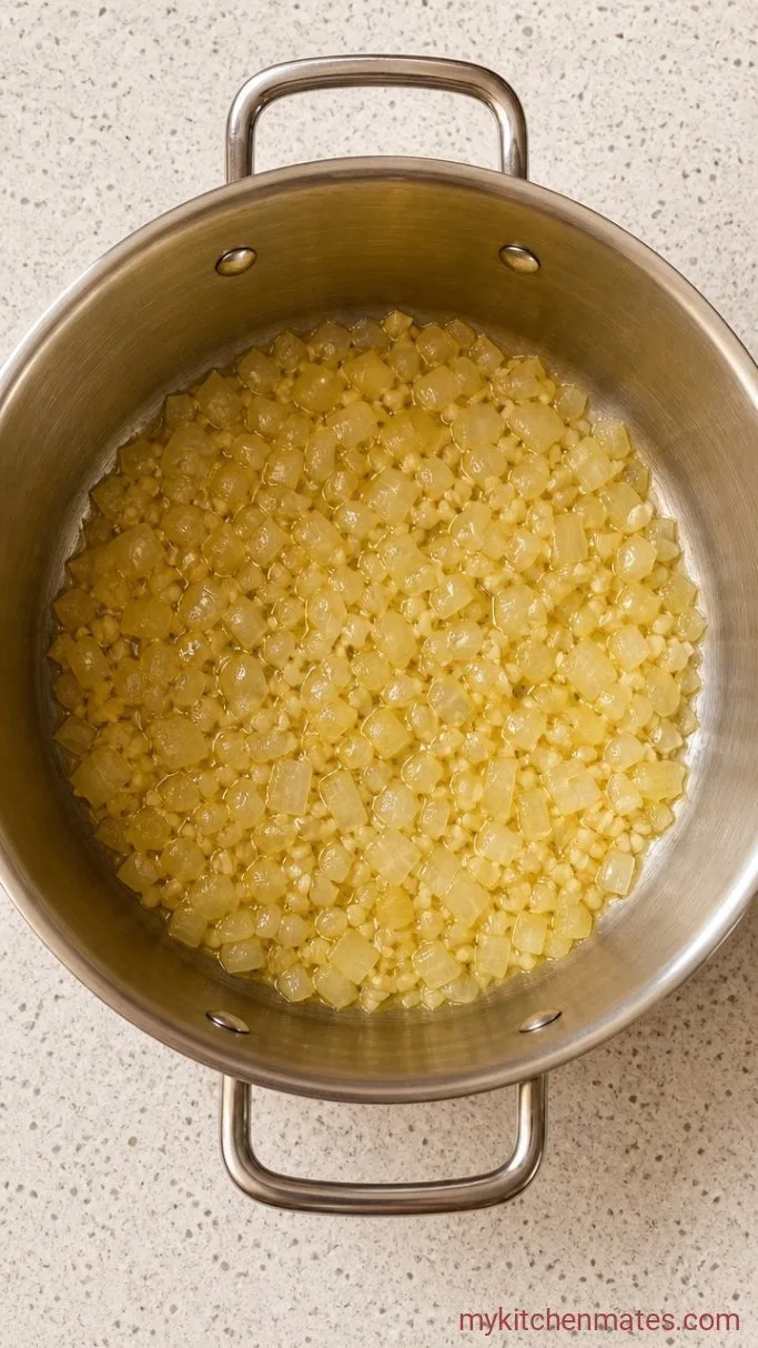 Step 1: Sauté the Onion and Garlic