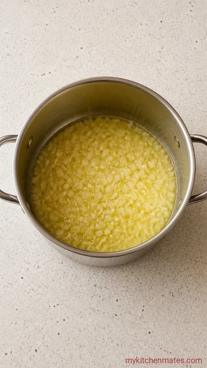 Step 1: Sauté the Onion and Garlic