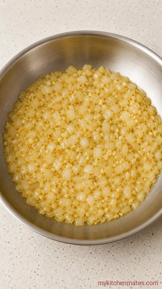Step 1: Sauté the Onion and Garlic