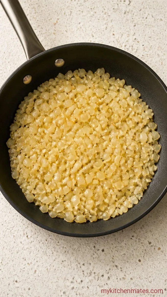 Step 1: Sauté the Onion and Garlic