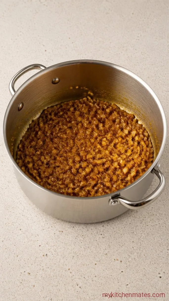 30-Minute Creamy Pumpkin Lentil Soup Step 1: Sauté the Onion and Spices
