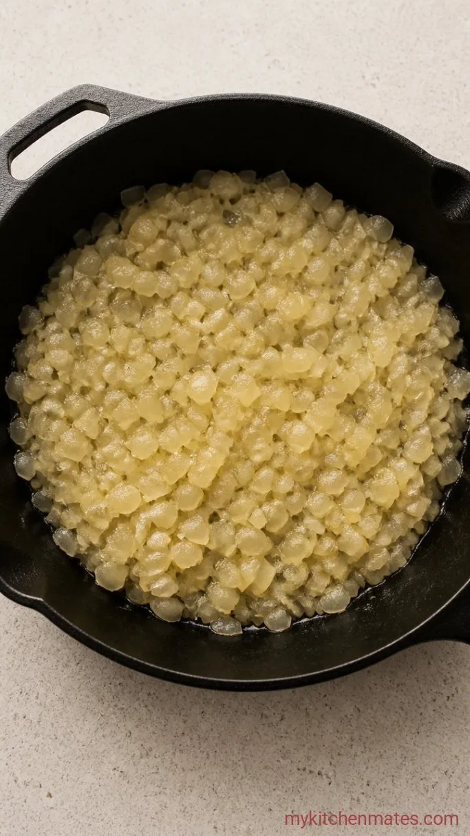 15-Minute Egg Bhurji (Indian Spiced Scrambled Eggs) Step 1: Sauté the Onions