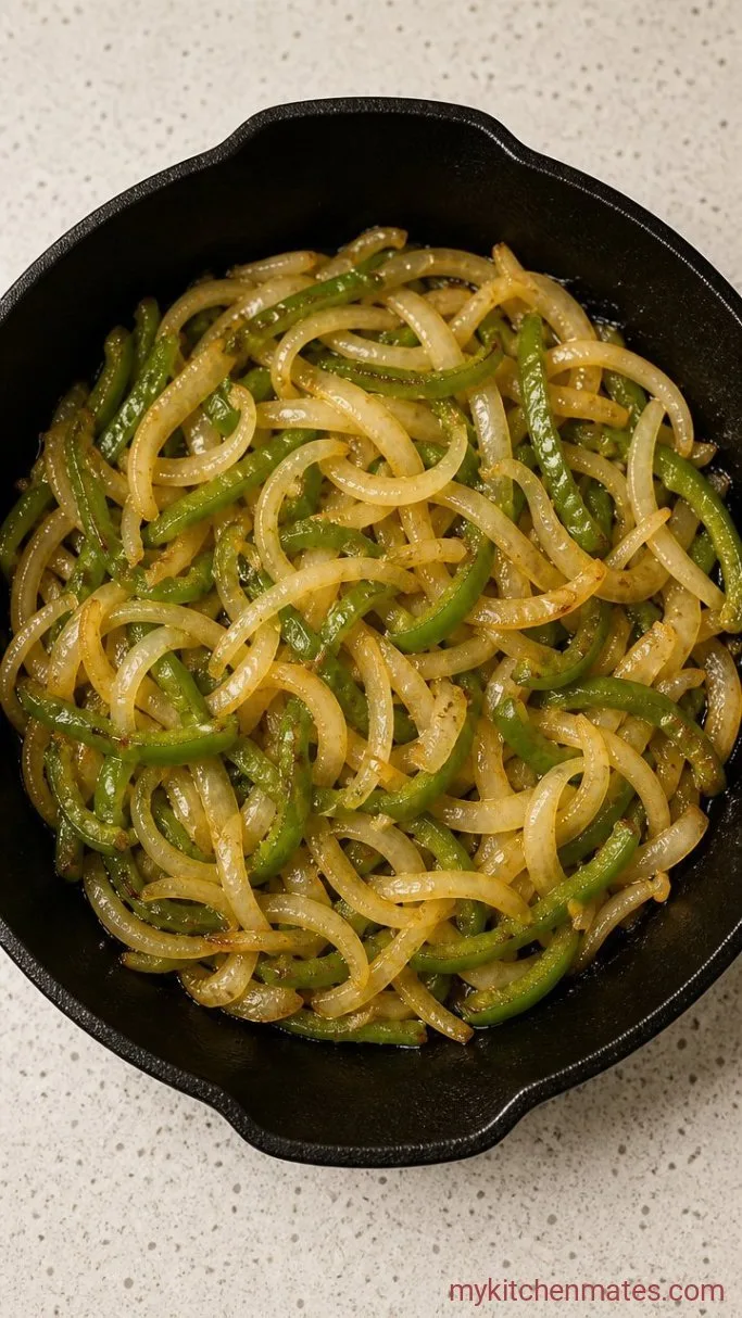 Step 1: Sauté the Peppers and Onions