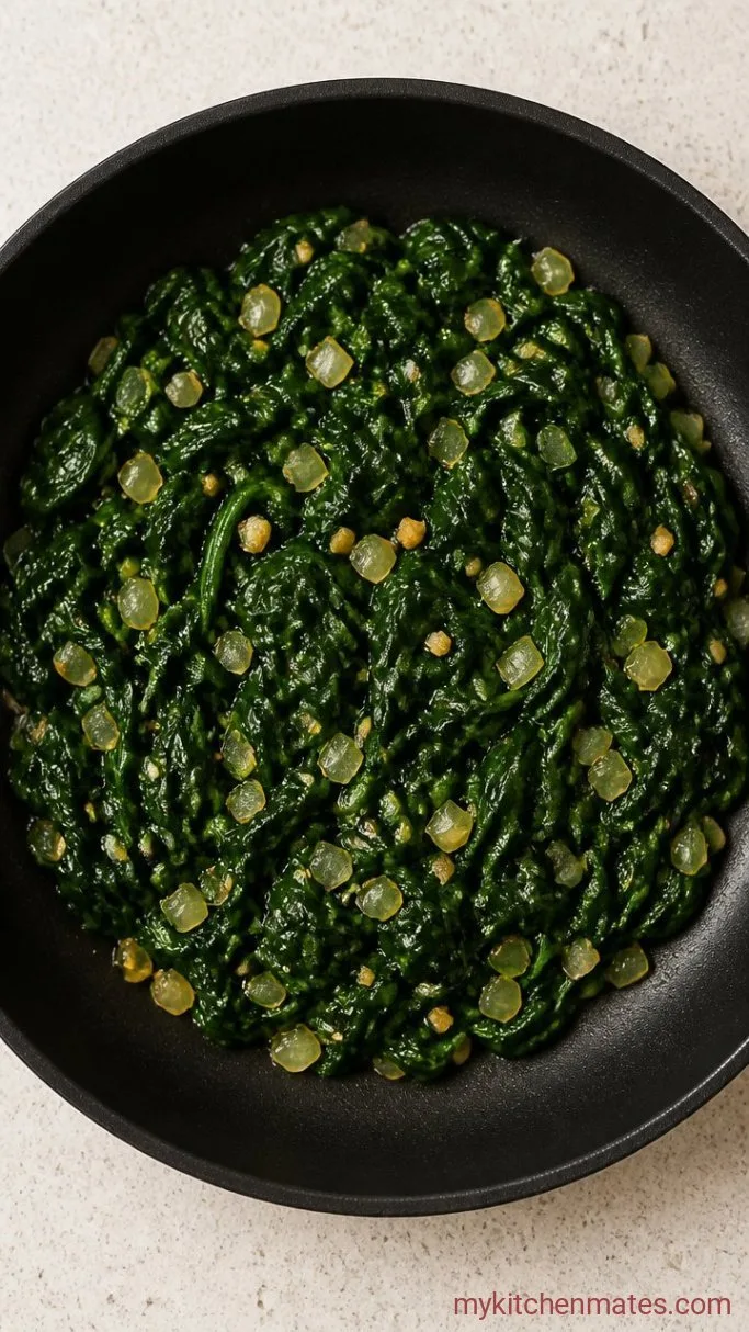 Step 1: Sauté the Spinach