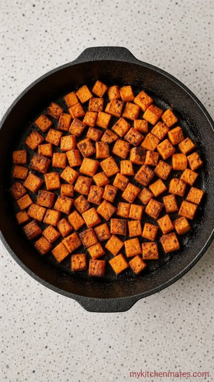 Step 1: Sauté the Sweet Potatoes