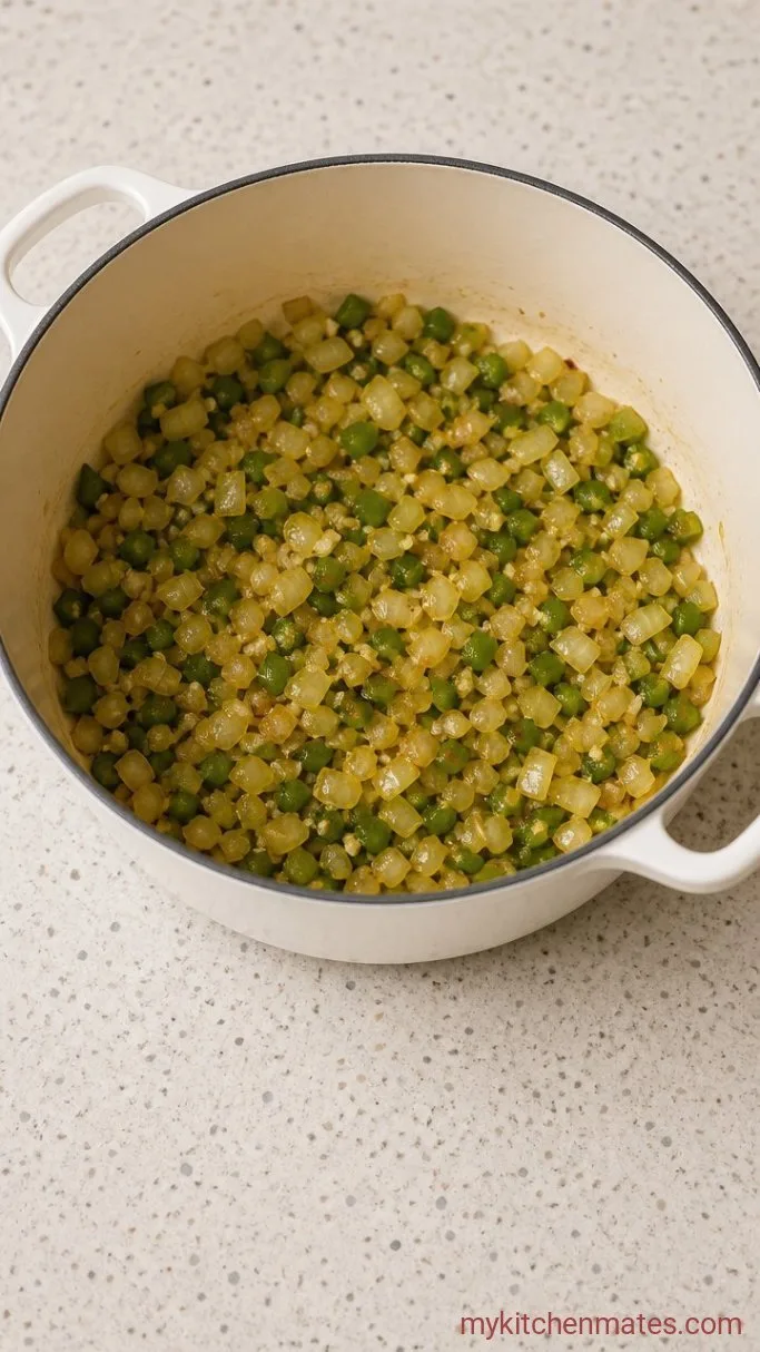 Creamy King Ranch Chicken Soup (One Pot, 30 Minutes) Step 1: Sauté the Vegetables