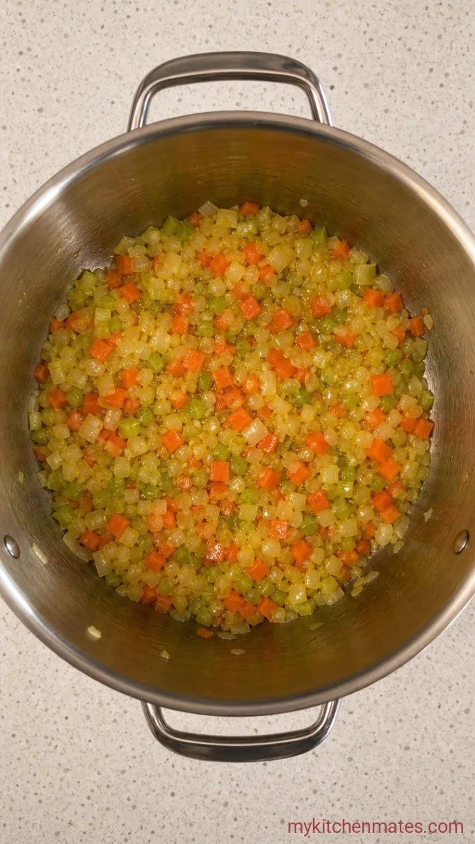 Step 1: Sauté the Vegetables