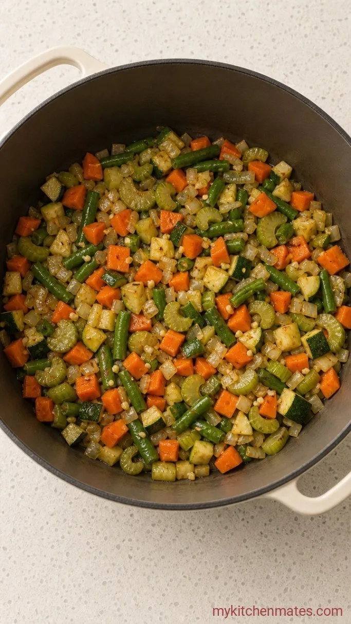 Step 1: Sauté the Vegetables