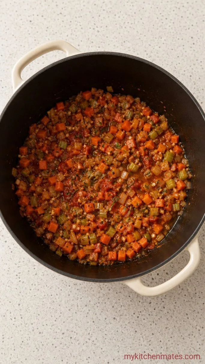 Rustic Italian Bean Soup (Ready in 40 Minutes) Step 1: Sauté the Vegetables