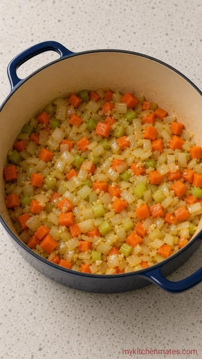 Step 1: Sauté the Vegetables