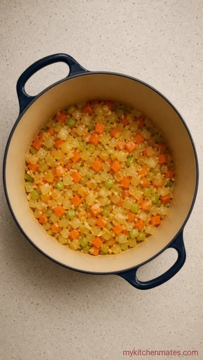 Weeknight Vegan Lentil Soup (One Pot, Under an Hour) Step 1: Sauté the Vegetables