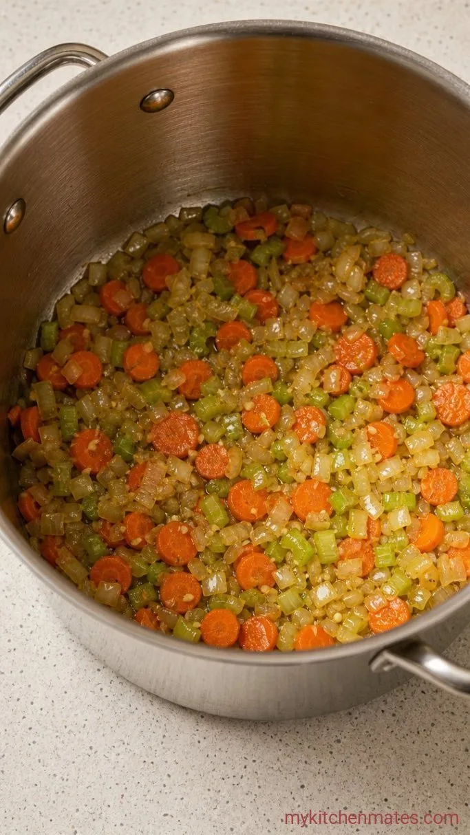 Step 1: Sauté the Vegetables