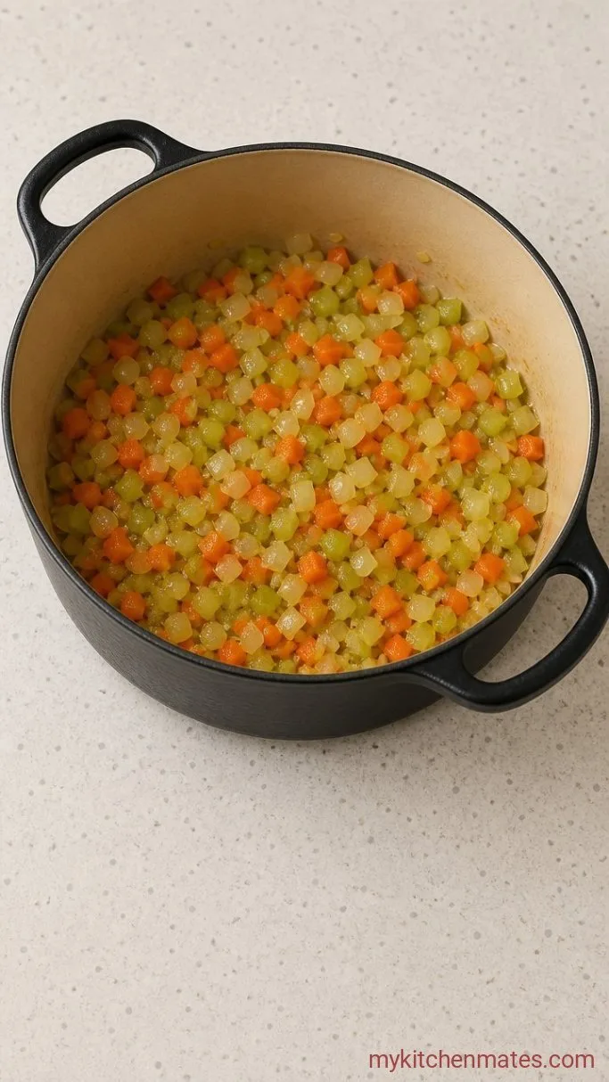 Creamy White Bean Soup (Ready in 30 Minutes) Step 1: Sauté the Vegetables