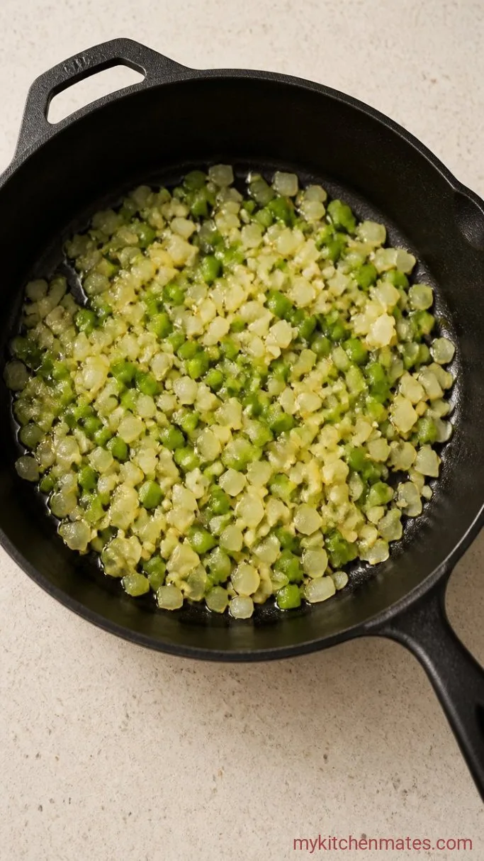 30-Minute Lentil Sloppy Joes Step 1: Sauté the Vegetables