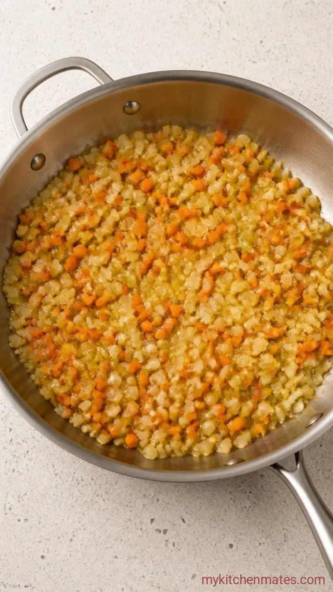 Step 1: Sauté the Vegetables
