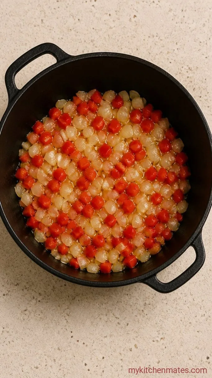 Step 1: Sauté the Vegetables