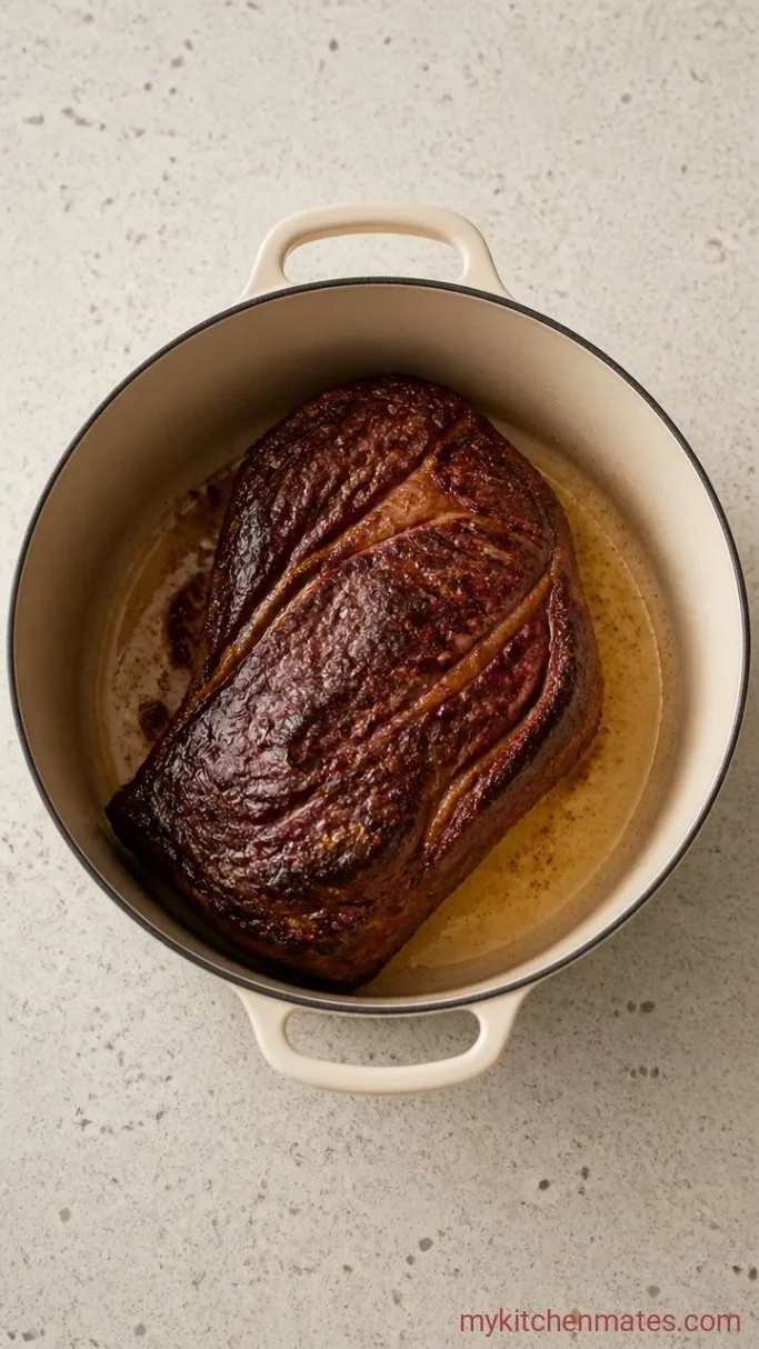 Fall-Apart Tender Italian Pot Roast (Stracotto) Step 1: Sear the Beef