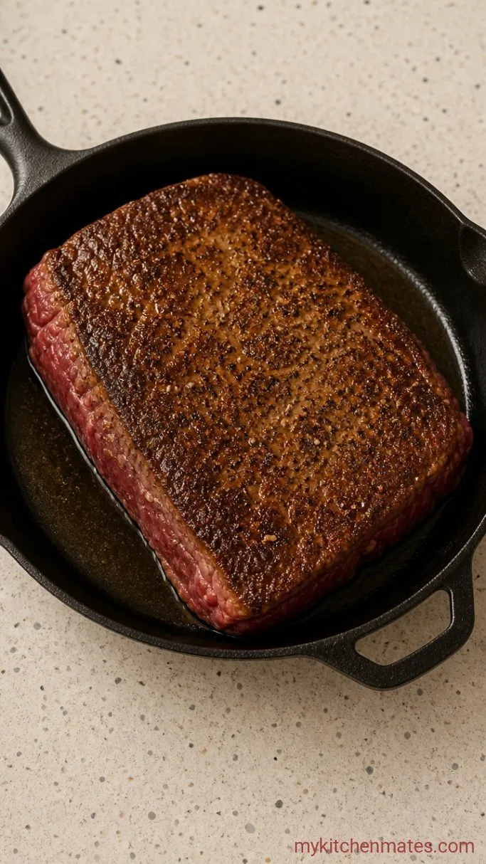 Step 1: Sear the Brisket