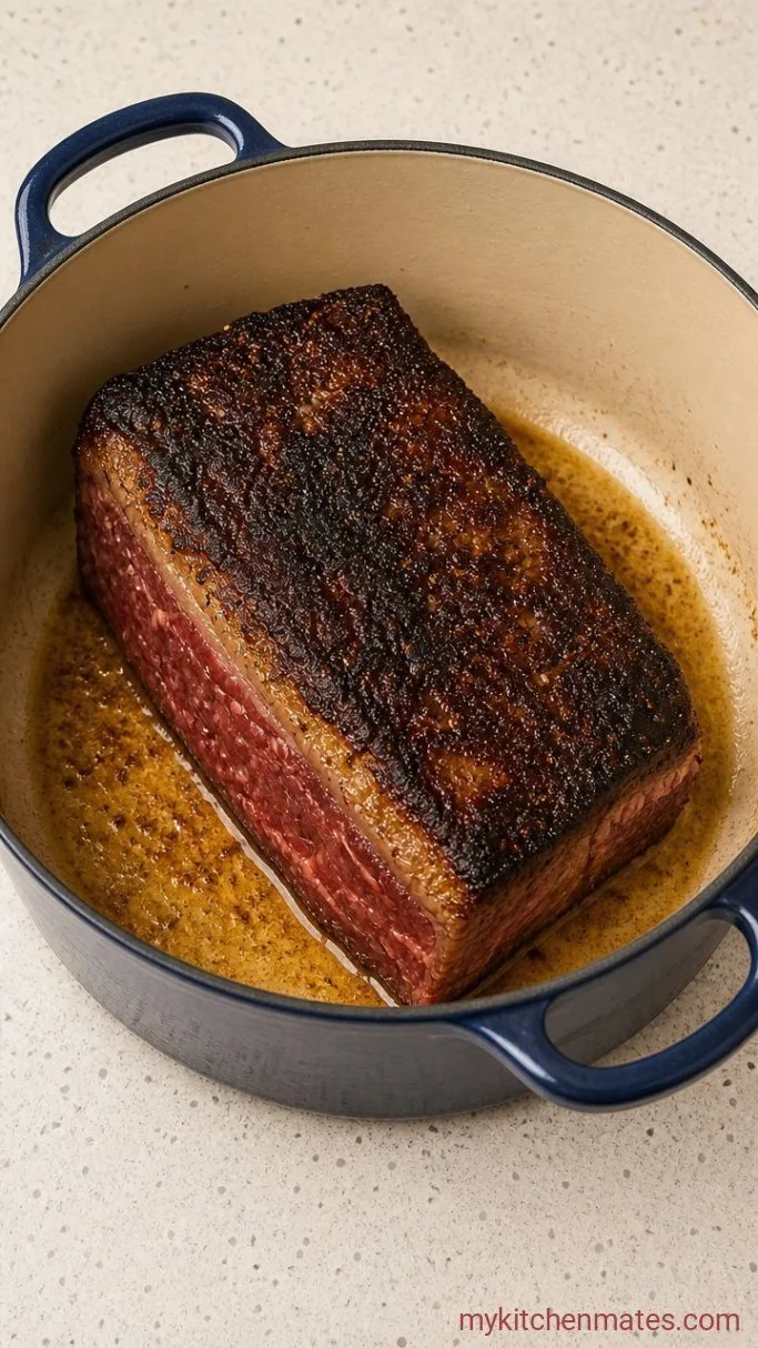 Step 1: Sear the Brisket