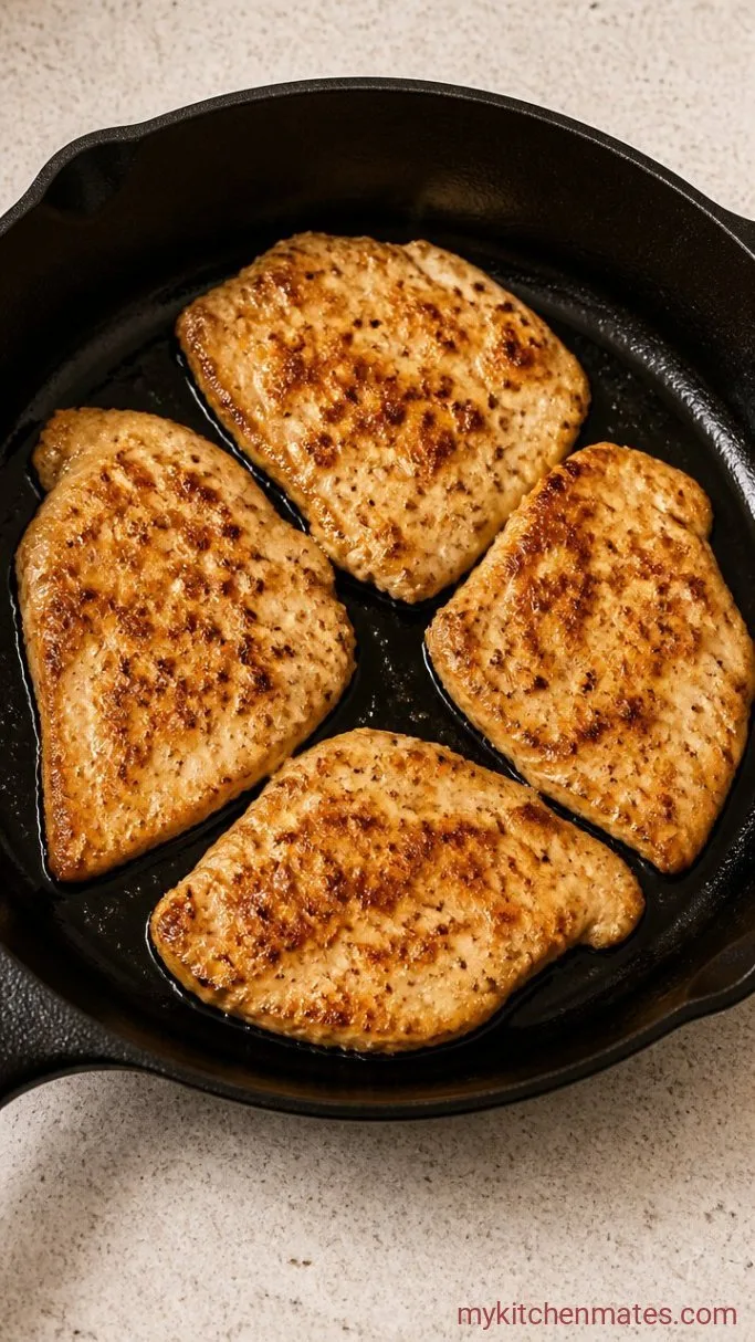 20-Minute Chicken Caesar Salad Wraps Step 1: Sear the Chicken Cutlets