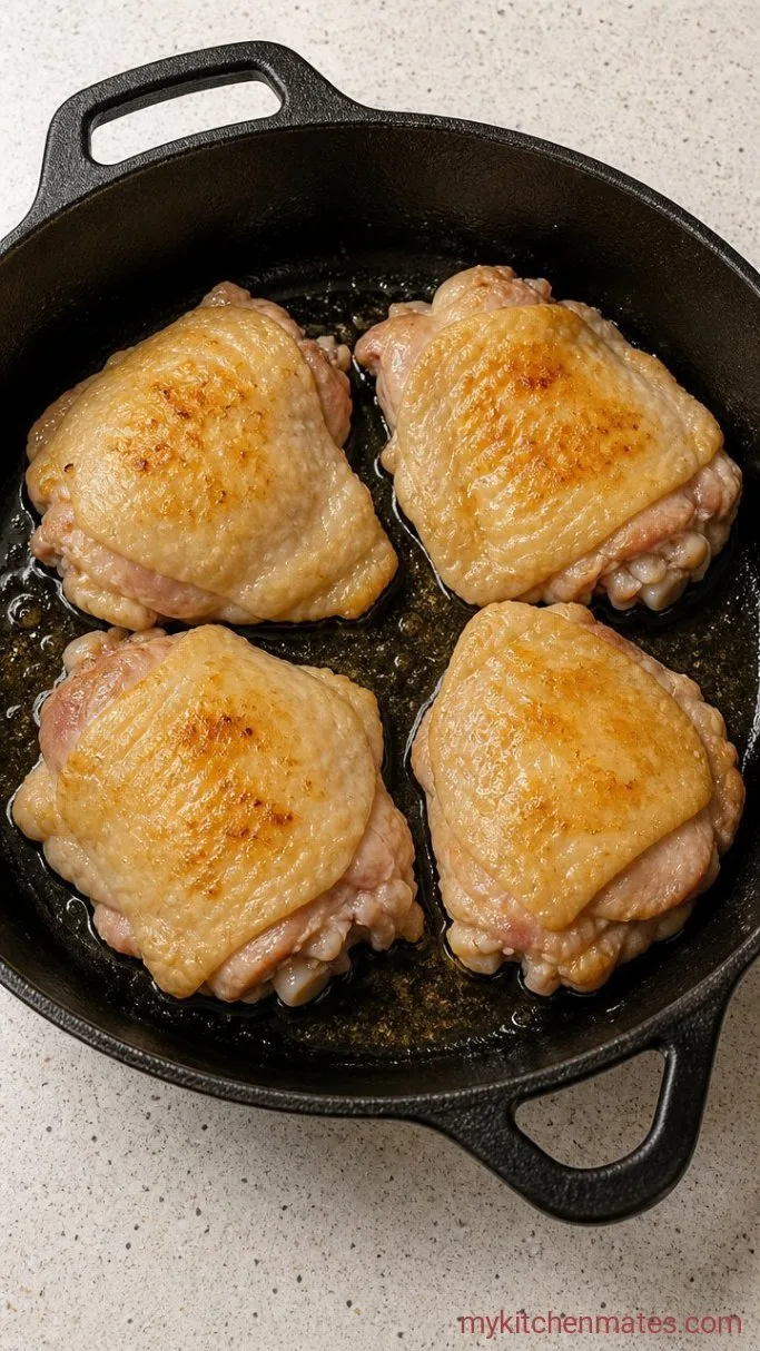 Step 1: Sear the Chicken