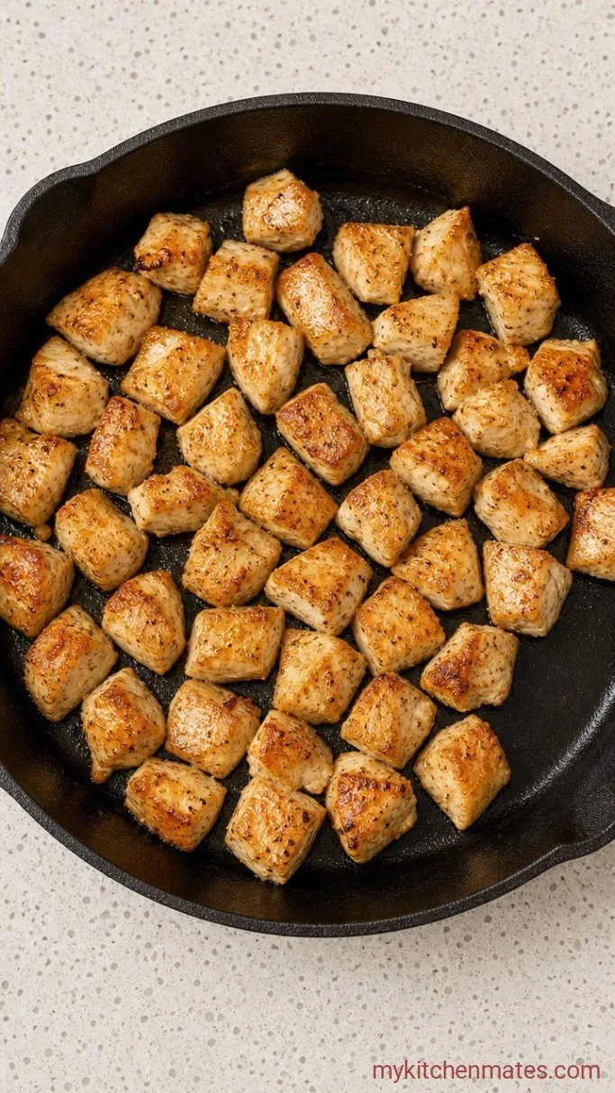 Weeknight Chicken Broccoli Rice Casserole Step 1: Sear the Chicken