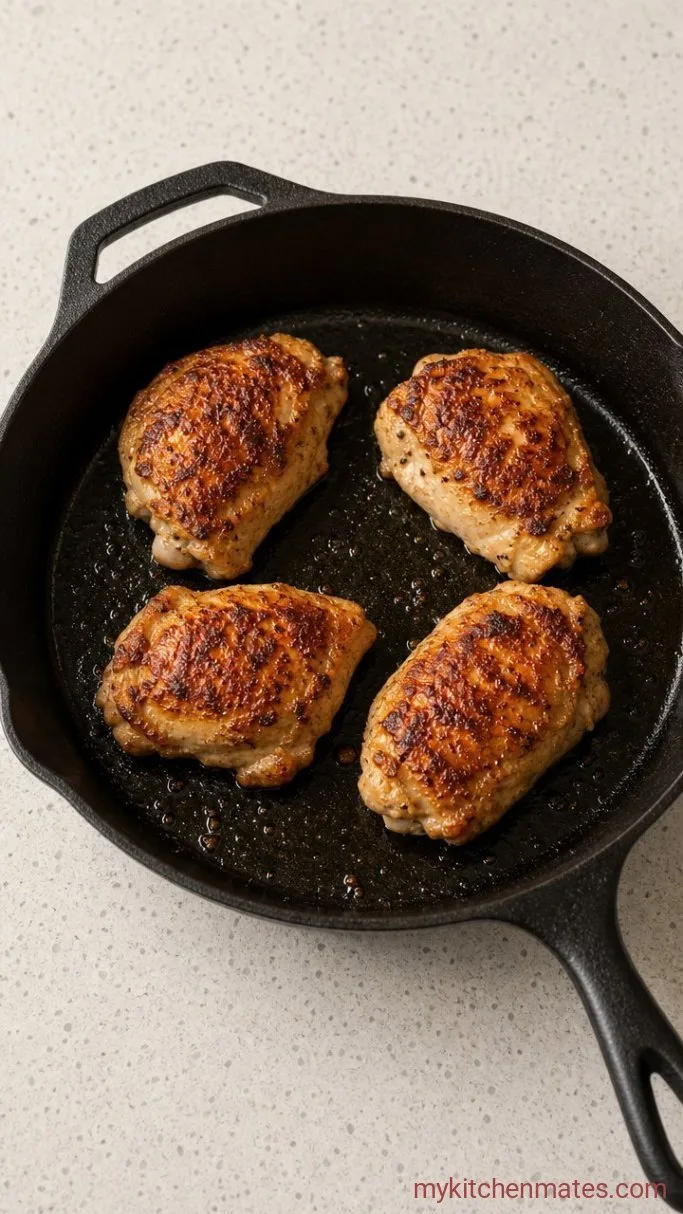 Step 1: Sear the Chicken