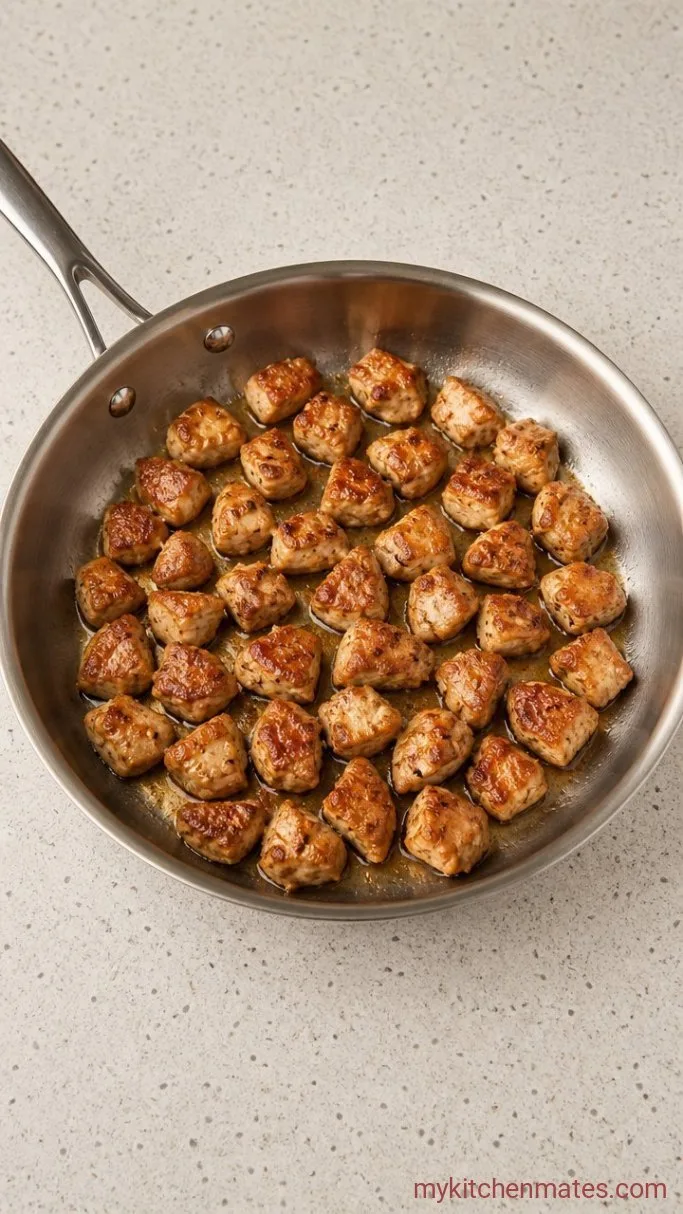 30-Minute Creamy Chicken Pasta Step 1: Sear the Chicken