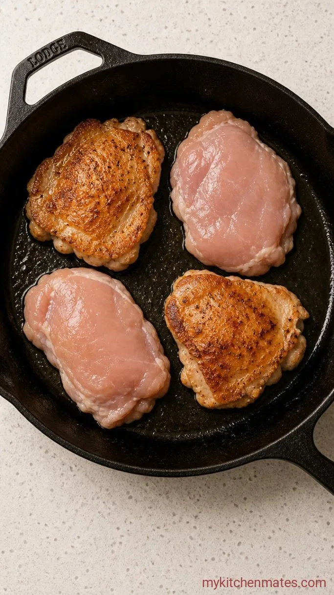 Step 1: Sear the Chicken