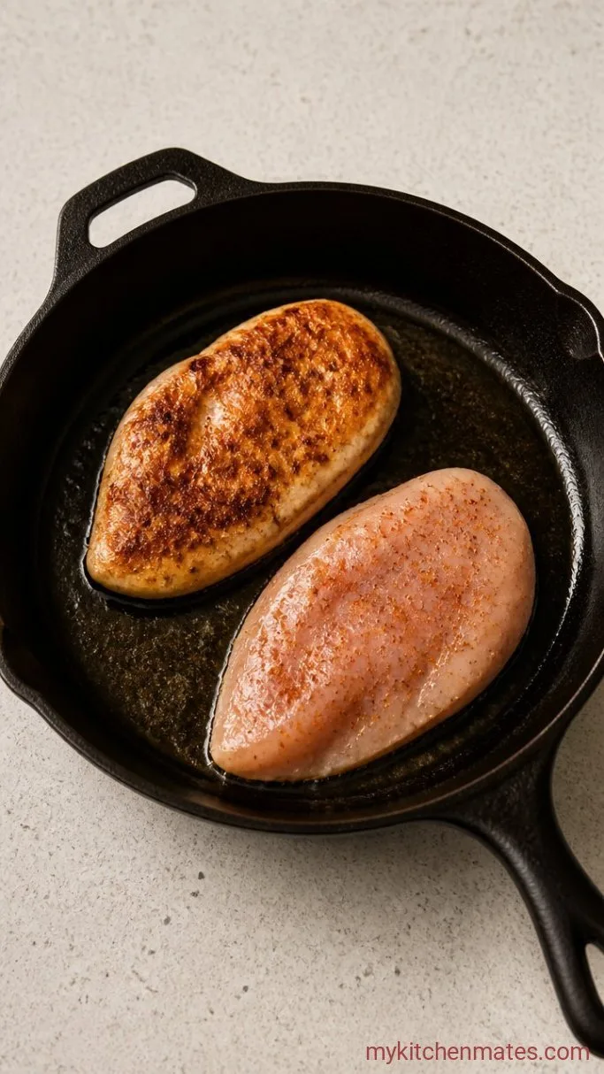 Step 1: Sear the Chicken