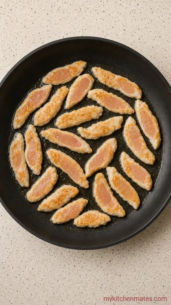 Quick Sweet Chili Chicken Wraps Step 1: Sear the Chicken