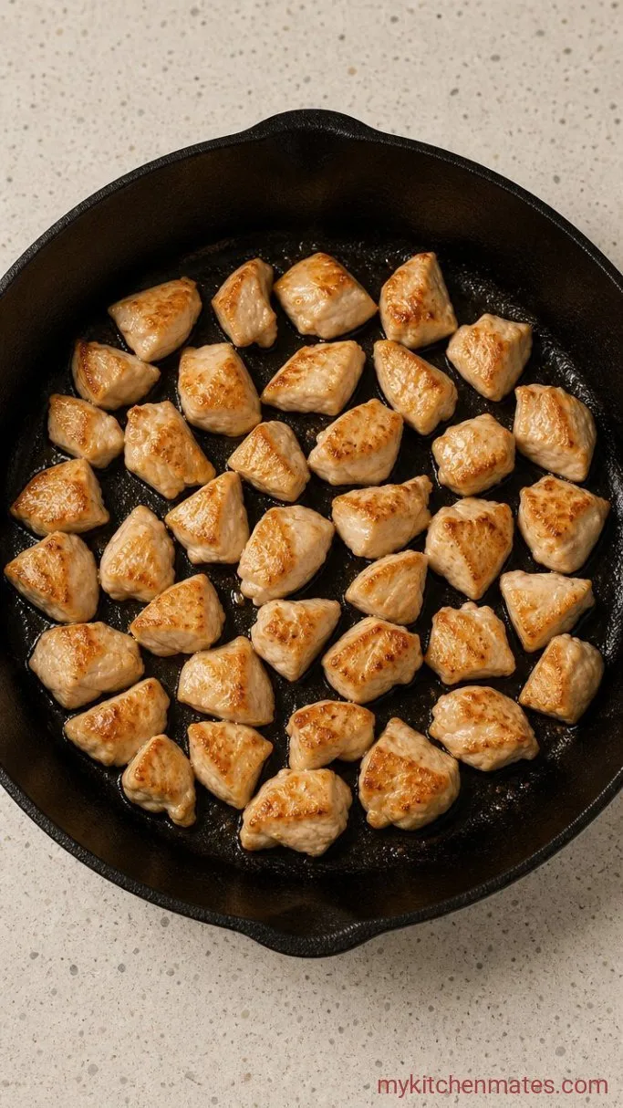 20-Minute Buffalo Chicken Tacos Step 1: Sear the Chicken