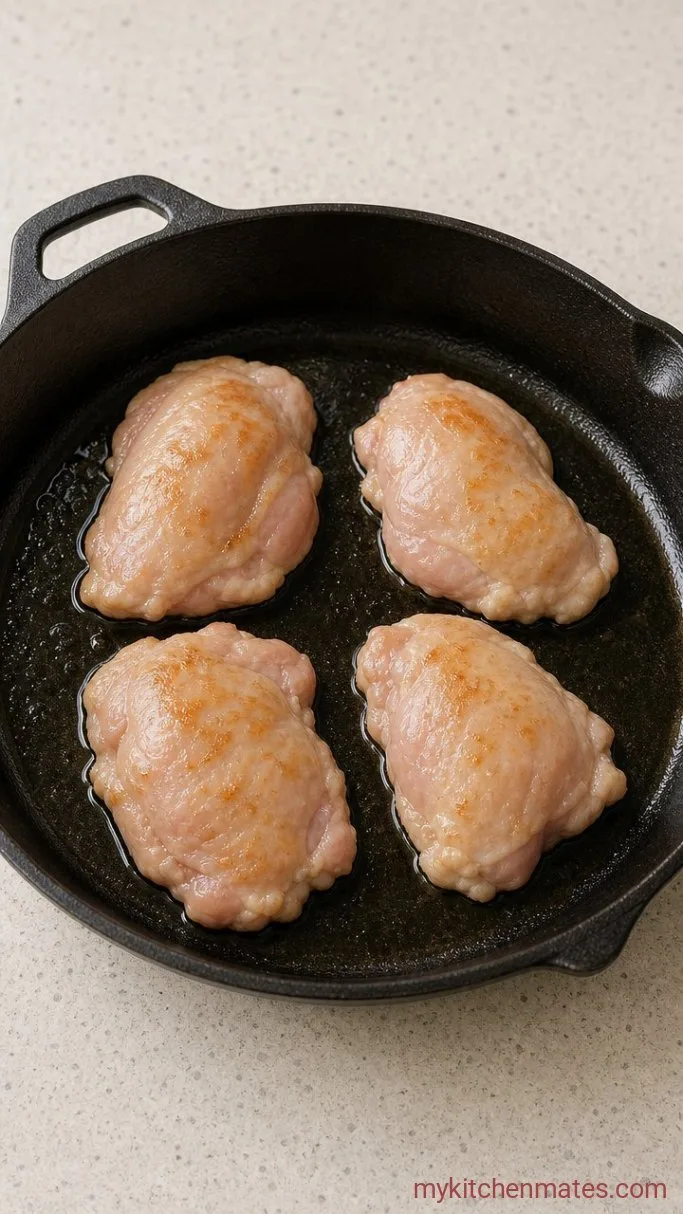 Step 1: Sear the Chicken