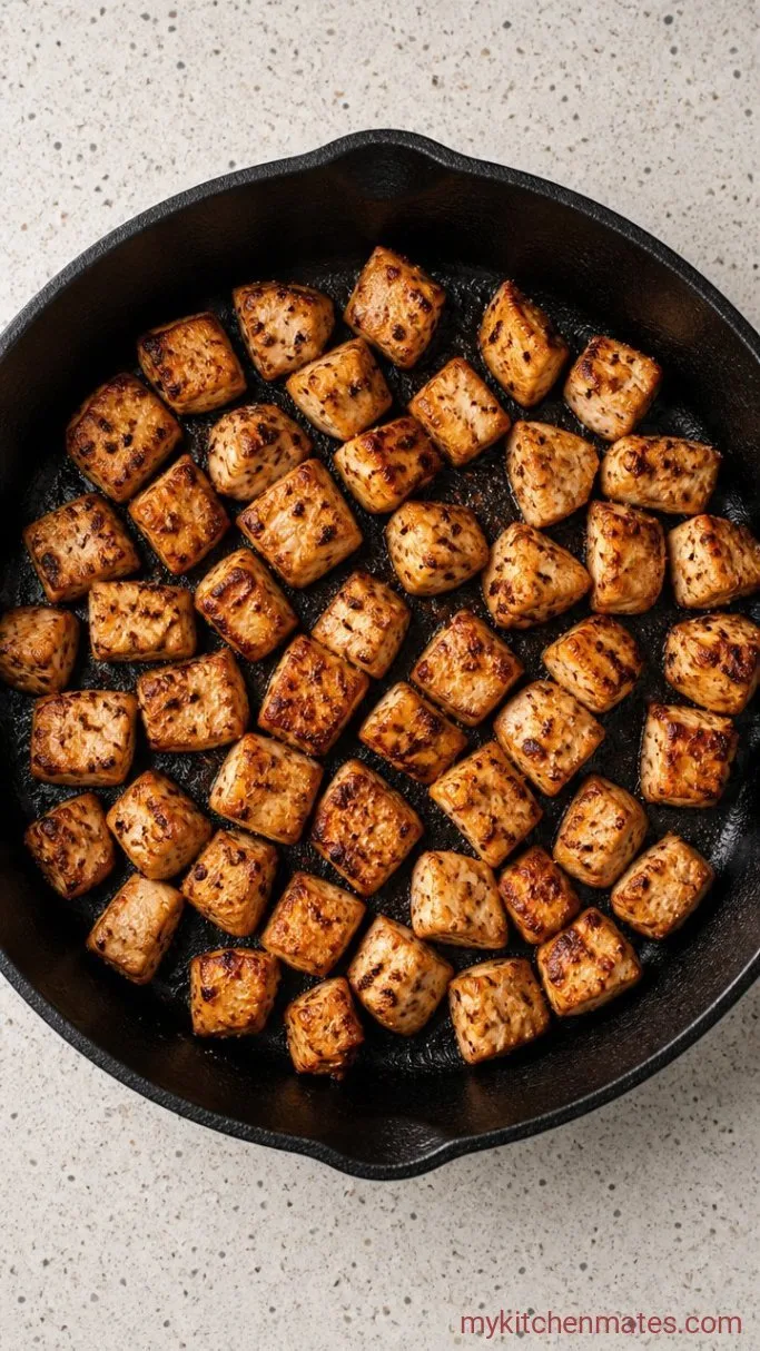 30-Minute Skillet Tex-Mex Chicken and Zucchini Step 1: Sear the Chicken