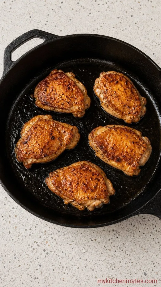 30-Minute Creamy Coconut Lime Chicken Step 1: Sear the Chicken