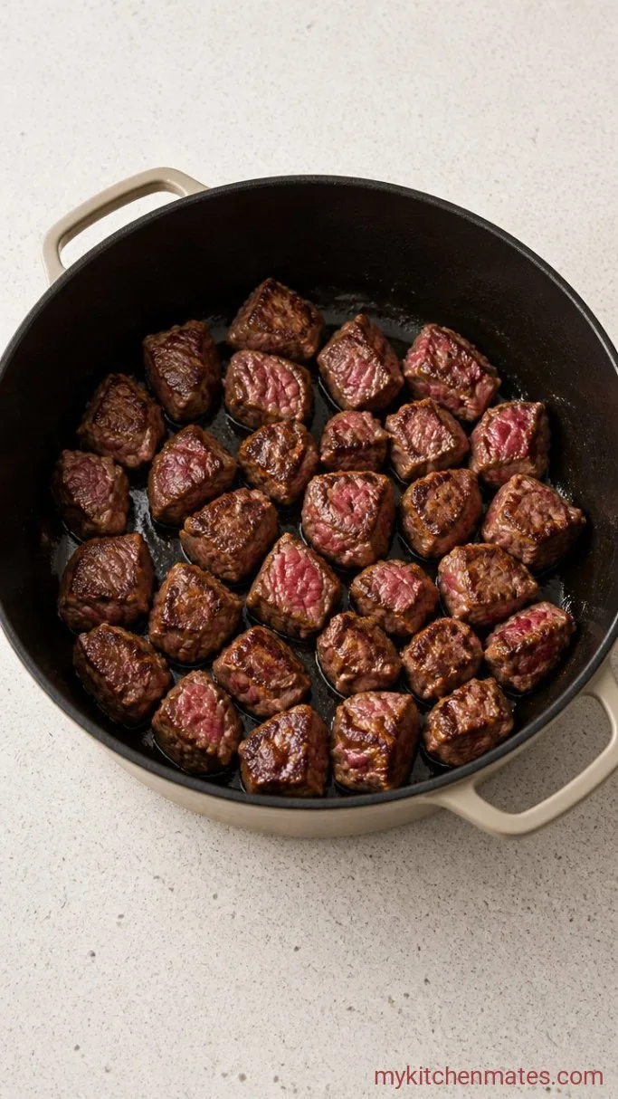Tender Lamb Rogan Josh with Fragrant Spices Step 1: Sear the Lamb