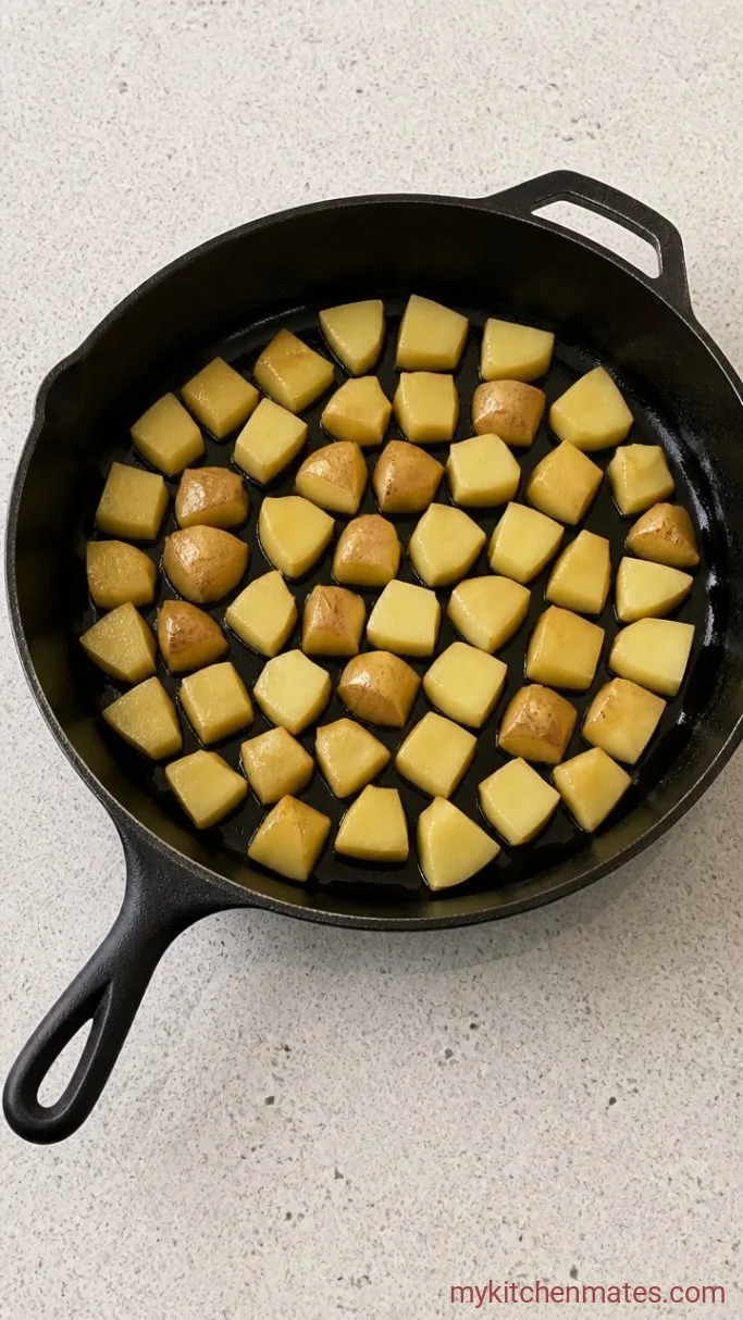Step 1: Sear the Potatoes