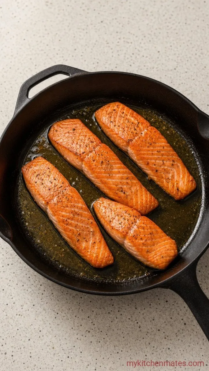 Step 1: Sear the Salmon