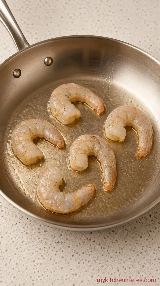 15-Minute Shrimp Rice Bowls Step 1: Sear the Shrimp