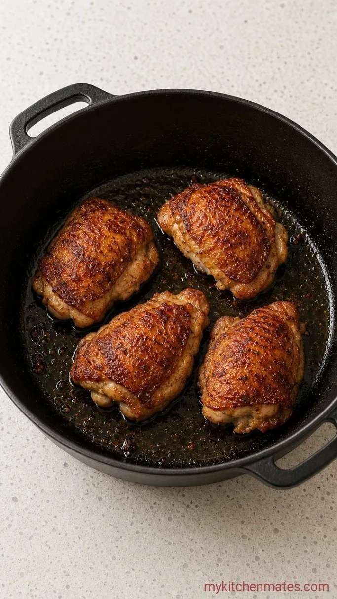 Step 1: Season and Brown the Chicken