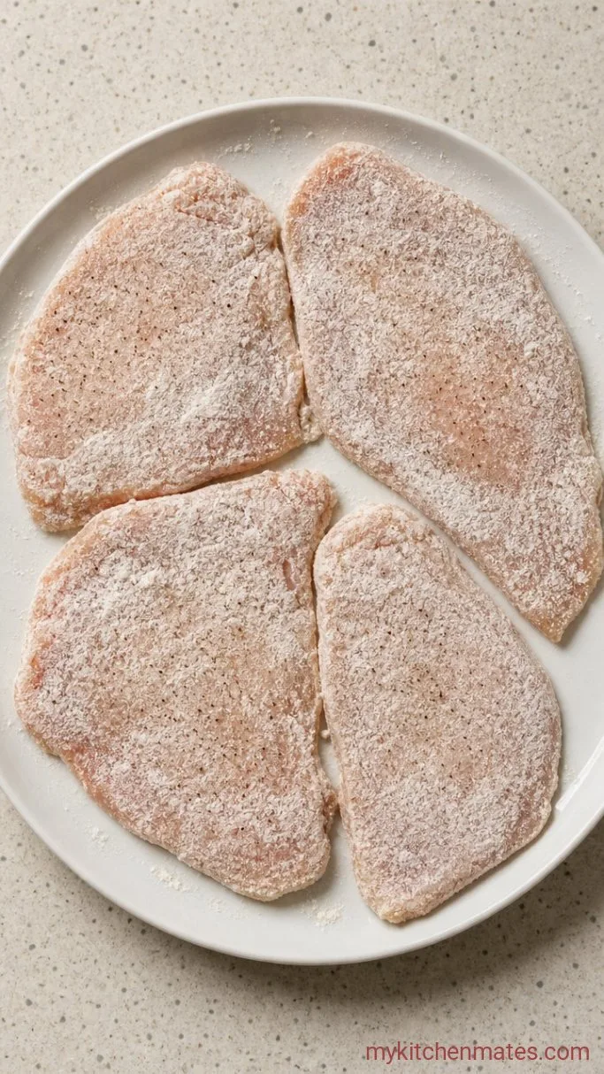 Step 1: Season and Dredge the Cutlets